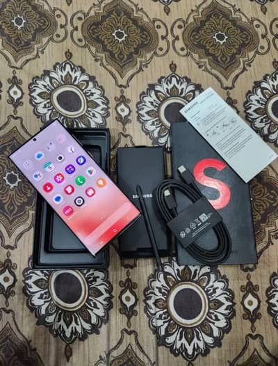 Samsung Galaxy S22 ultra PTA approved lush Condition  12/512