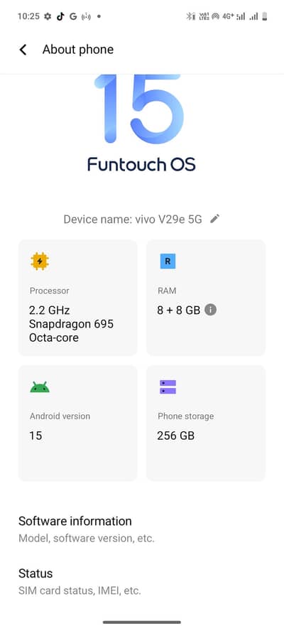 vivo v29E 5g no open repair Exchange possible