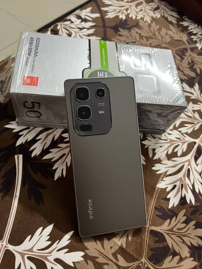 Infinix Note 50 (8+8 /256GB) with 11 months warrantly available.