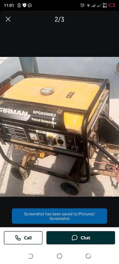 firman 3 kva ha condition good ha copper me ha