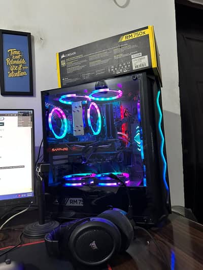 Ryzen 5 3600X RX 5600XT Corsair RM750x Samsung evo 850 pro Gaming PC