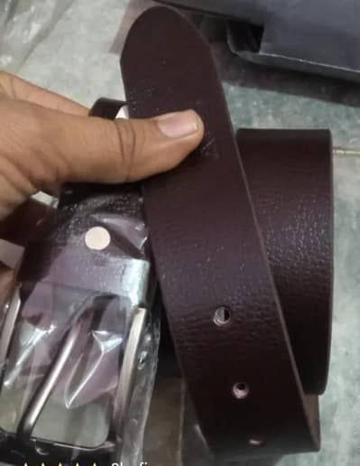 Leather Belts For Men Black & Brown Colours, Soft & Comfortable belt.