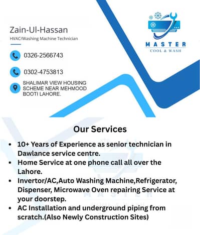AC & Home Appliance Repair Service in Lahore 