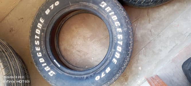 4 bridge stone and 2 general tyres  available for sell