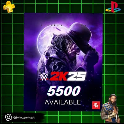 playstation WWE 2k25 game available