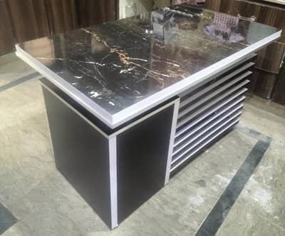 white executive table