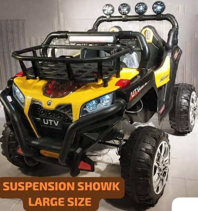 Big Size UTV Jeep Rechargeable for upto 16 Year's Age Group Self Opt