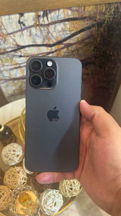 Iphone 15 Pro Max PTA Waterpack 98% BH Geniune