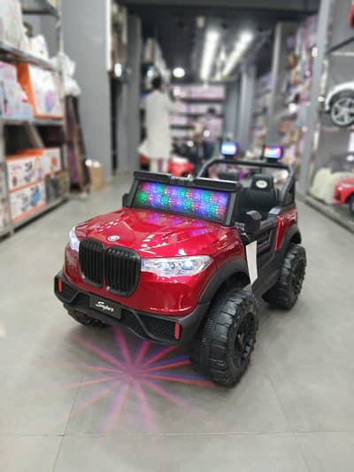 BMW Ride on jeep for kids rechargeable upto 8 year's age group