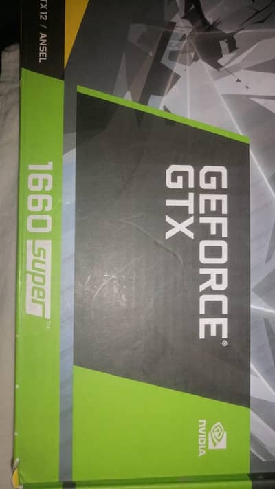 GTX 1660 SUPER 6GB 10/10 CONDITION (WITH BOX)