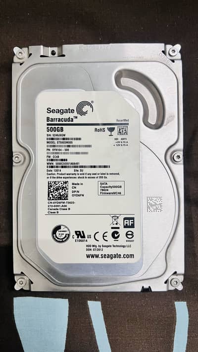 Seagate  500GB hard Drives
