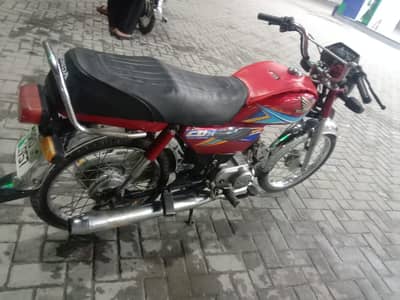 1st owner Honda CD 70 2019 punjab number demand 90K