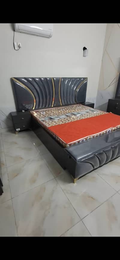 Complete High Gloss Bedroom Set - 3 Piece