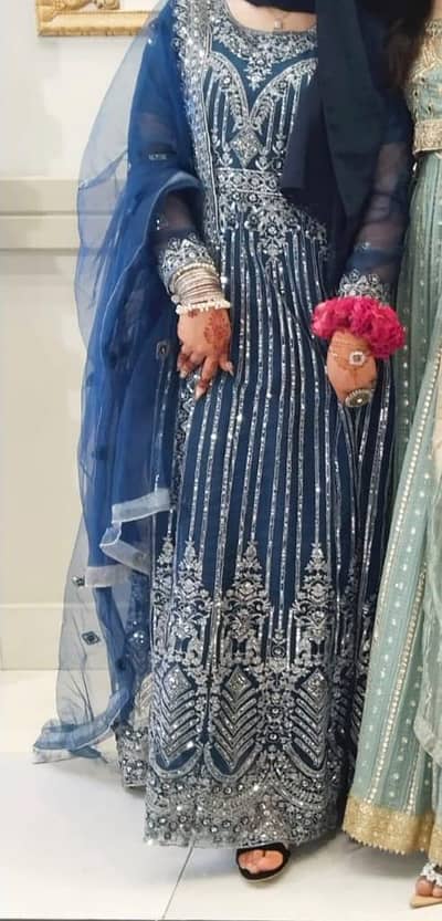 blue net 3pc frok set