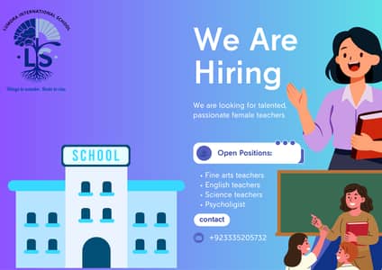 Female teachers reqired