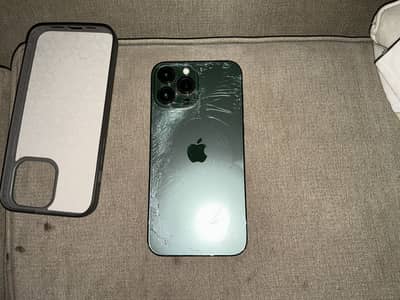 iPhone 13 Pro Max. Back is cracked