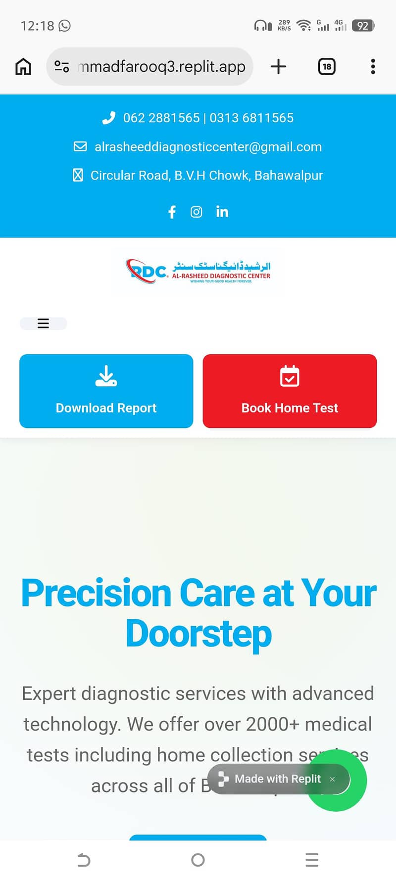 Website with backend function 2