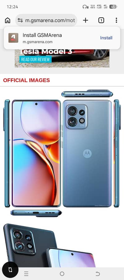 motrola edge 40 pro 12 GB 256 GB rom