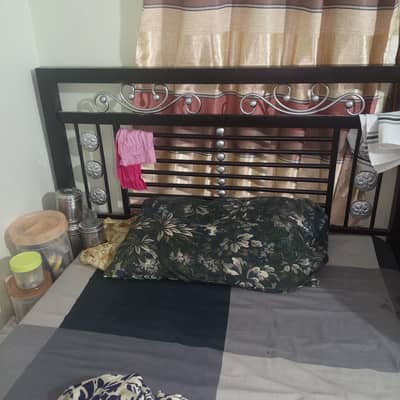 without mattress iron bed