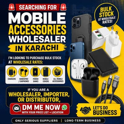 Need Mobile Accessories at Wholesale Rates – Karachi