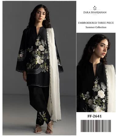 BEST QUALITY AIR JET LAWN ZARA SHAHJAHAN HIT CODE LDIES SUITS