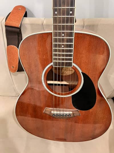 Original Imported Taylar Accoustic Guitar with Capo & Belt for Sale