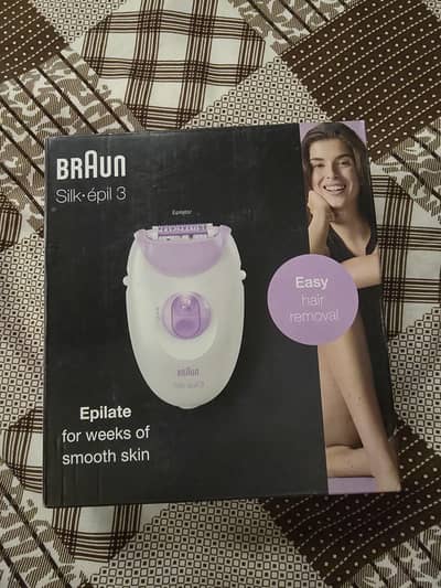Braun silk epil 3 , Hair removal epilator