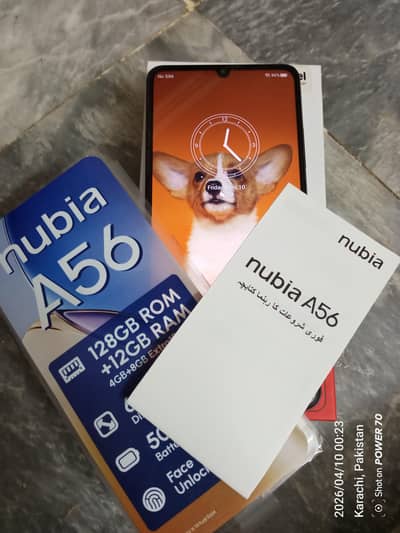 ZTE Nubia A56 (like new) Under 9 month warranty 12/128, 5000mah