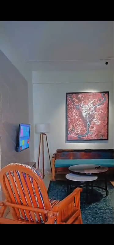 A beautifully Luxry designed and fully equipped 2-bedroom luxury apartment is available for rent in the prime location of F-11, Islamabad.