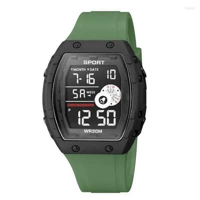 *Luminous Sport Digital Watch with Noctilucent Night Glow*