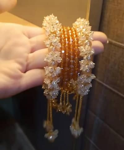 Handcrafted beaded Gajra bracelet