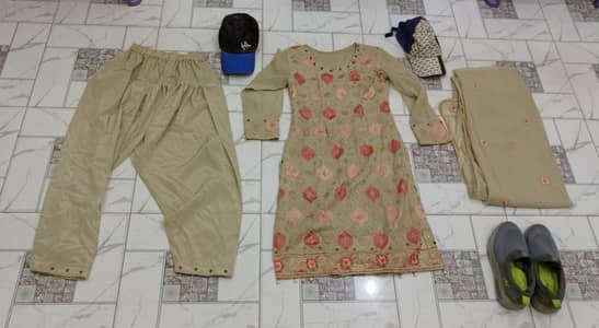 Used Clothe,Caps and Joger Condition Good