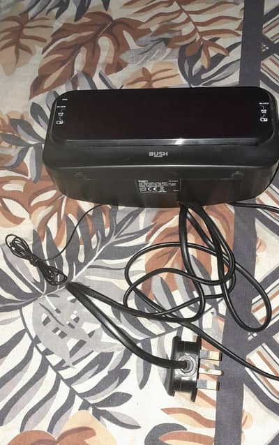 Bush Pll Radio With Alarm Clock Model Cr-338pl
