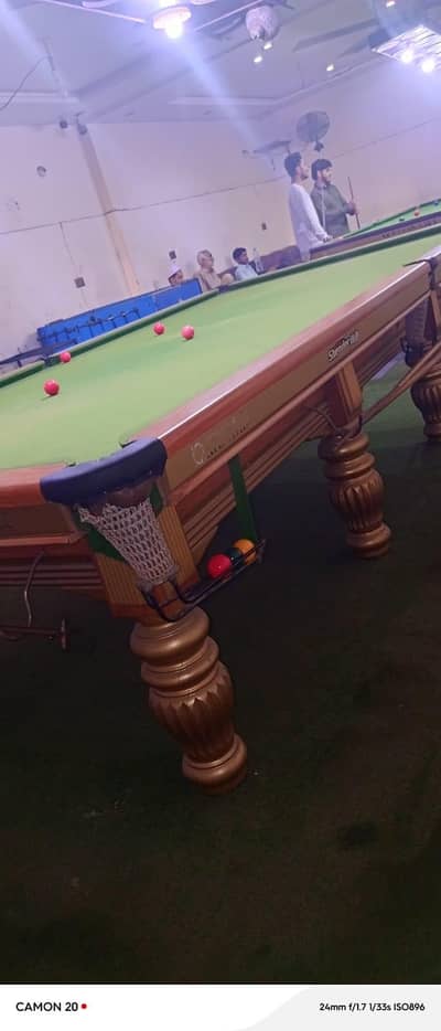 snooker table wood cushion