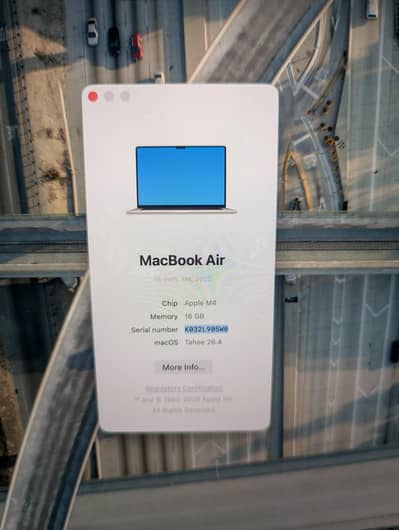 MacBook Air M4  15 inch 16/256