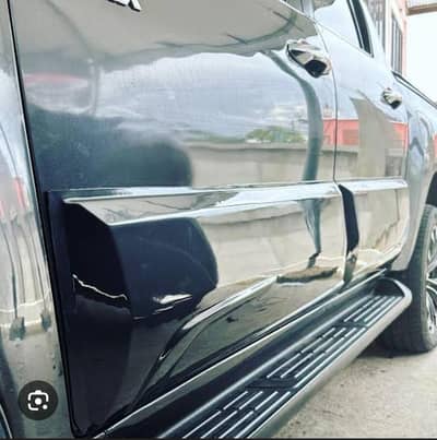 Toyota Hilux Vigo Door cladding/ door Patti 4 pieces for sale.