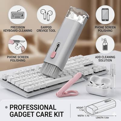 7-in-1 Gadget Cleaner Kit for Keyboards & Electronics