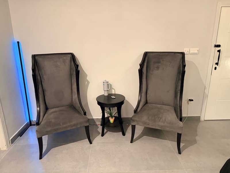 2 Sofas with center Table 0