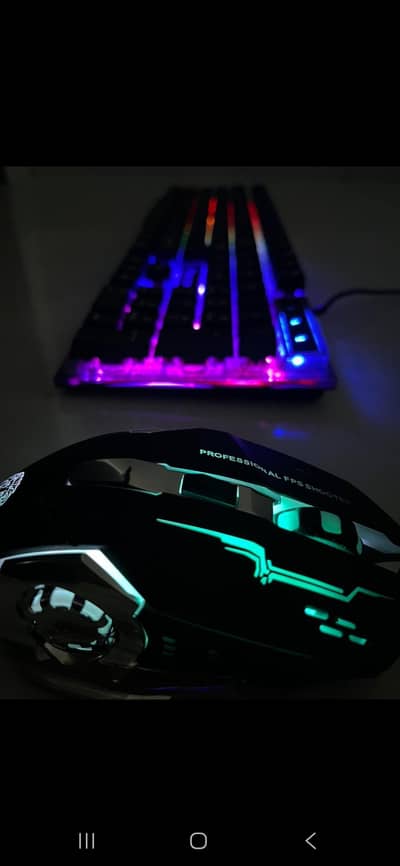 RGB Wired and Wireless Smart Portable Keyboard