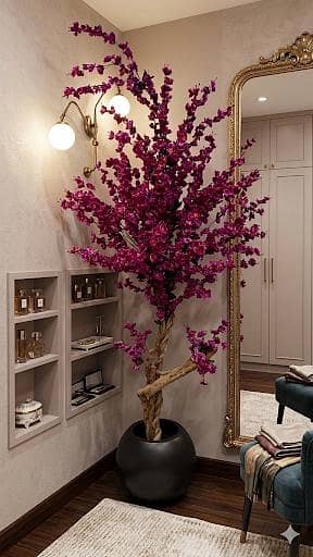 Cherry blossom trees