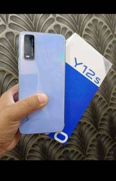 Vivo Y12a with box with charger original