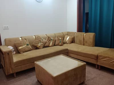 7 seater sofa set with cushions