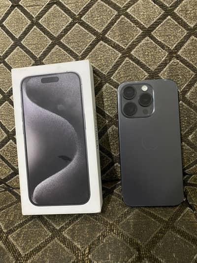 iPhone 15 pro 256Gb with box factory unlock all sim working
