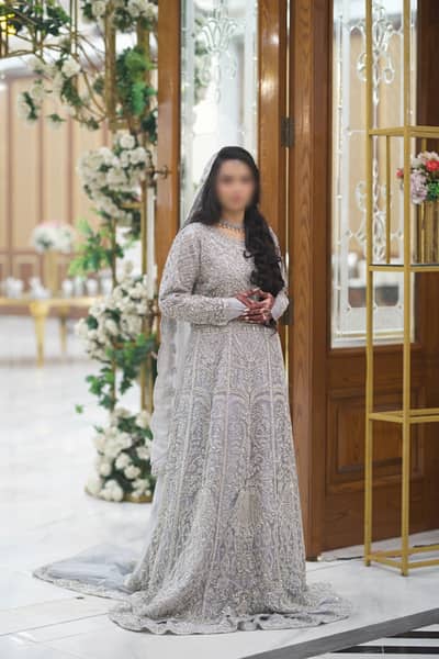 Bridal Valima Maxi Dress - Elegant Handwork & Heavy Fabrics