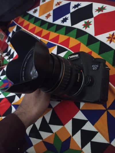 canon 6D full frame DSLR camera with 24mm lens