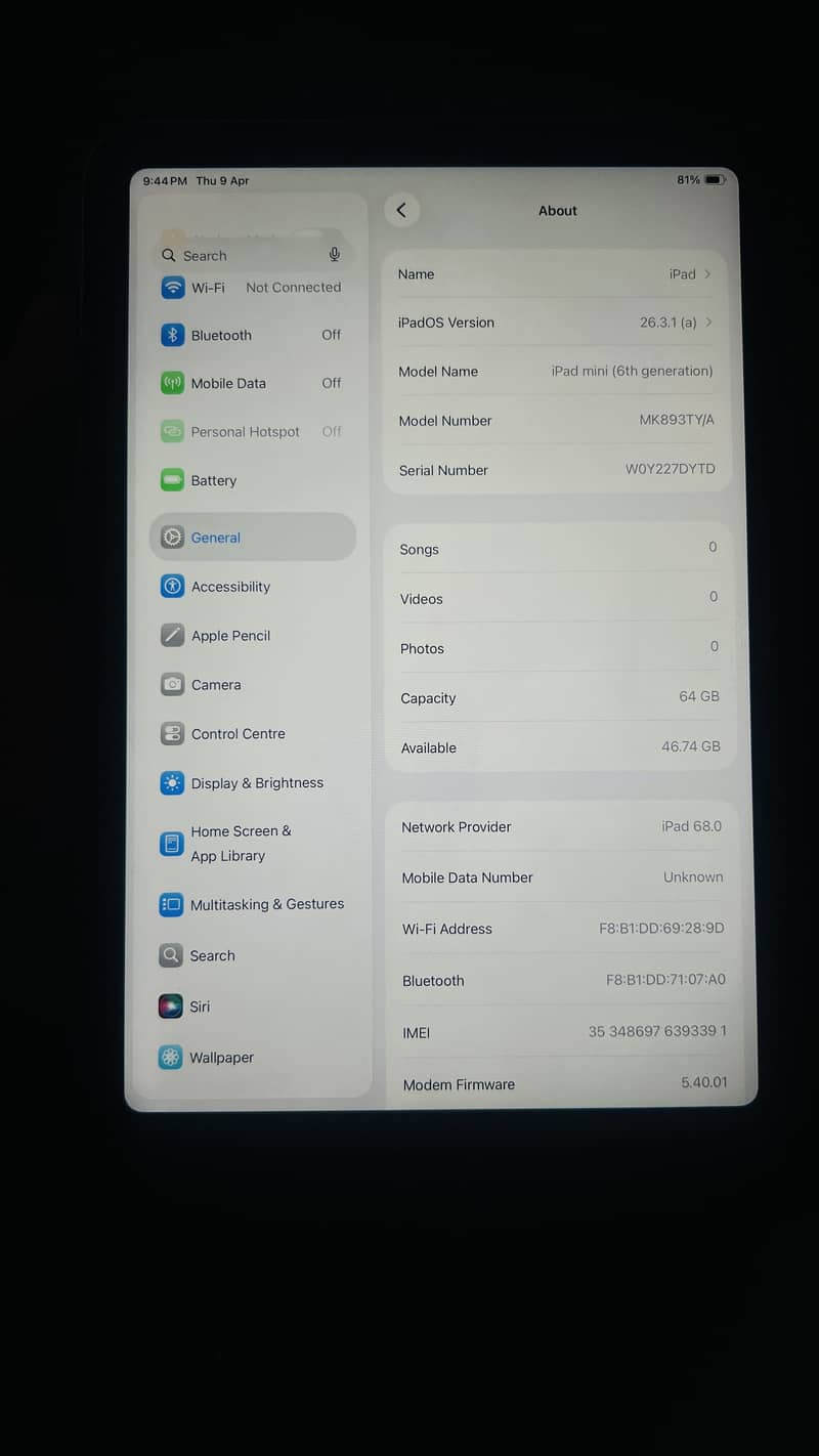 iPad mini 6 1