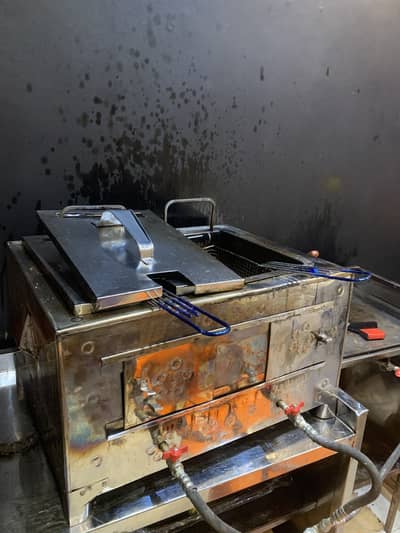 Commercial fryer for fries and zinger