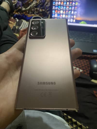 Samsung Mobile Note 20 Ultra 8/256 official PTA APPROVED