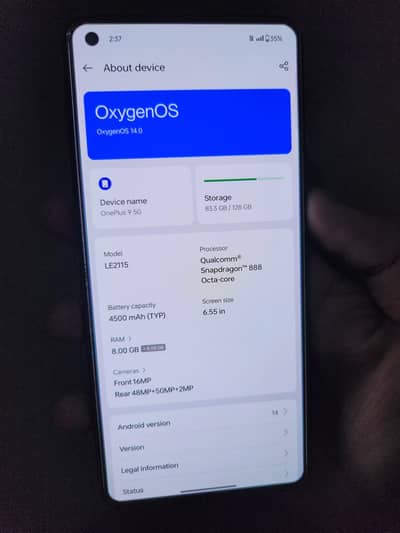 OnePlus 9 5G APPROVED