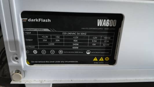 Dark Flash PSU with box